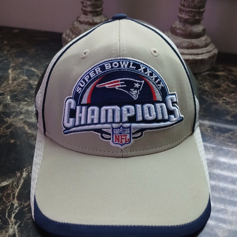 Reebok New England Patriots Super Bowl XXXIX 2005 Baseball Velcro Hat